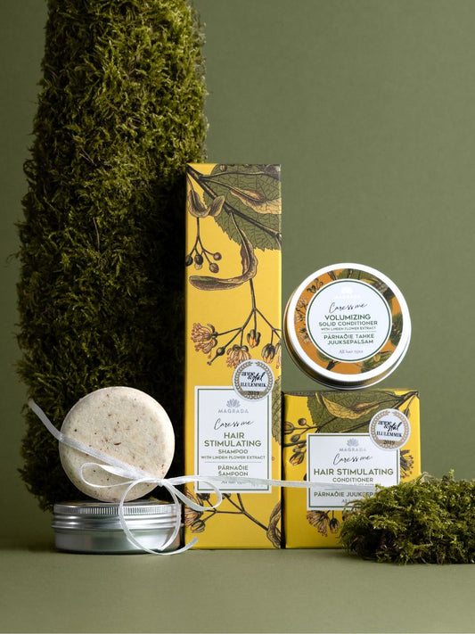 Volume-increasing hair set