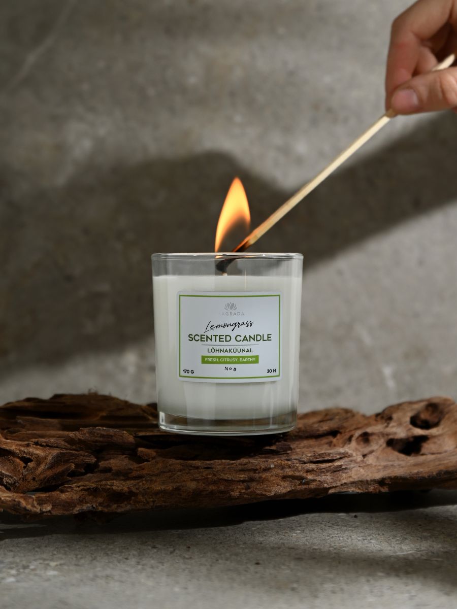 Lemon grass scented candle - 170 g