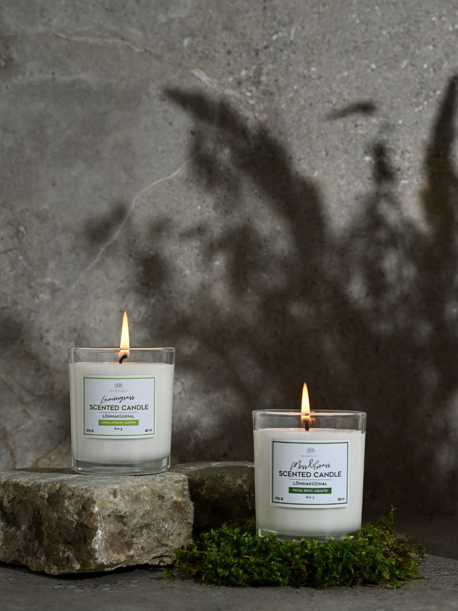 Lemon grass scented candle - 170 g