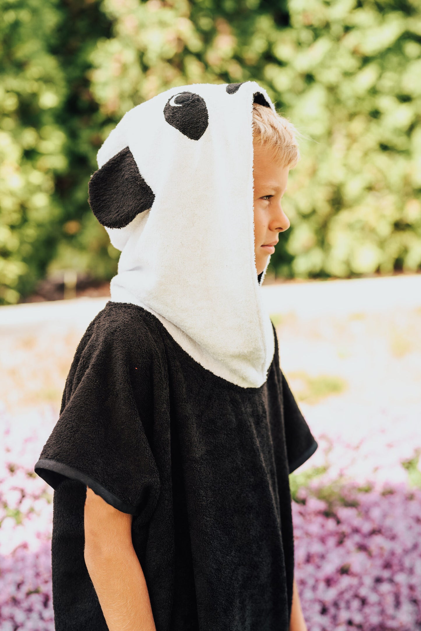 Short-sleeved Poncho PANDA - KIDS