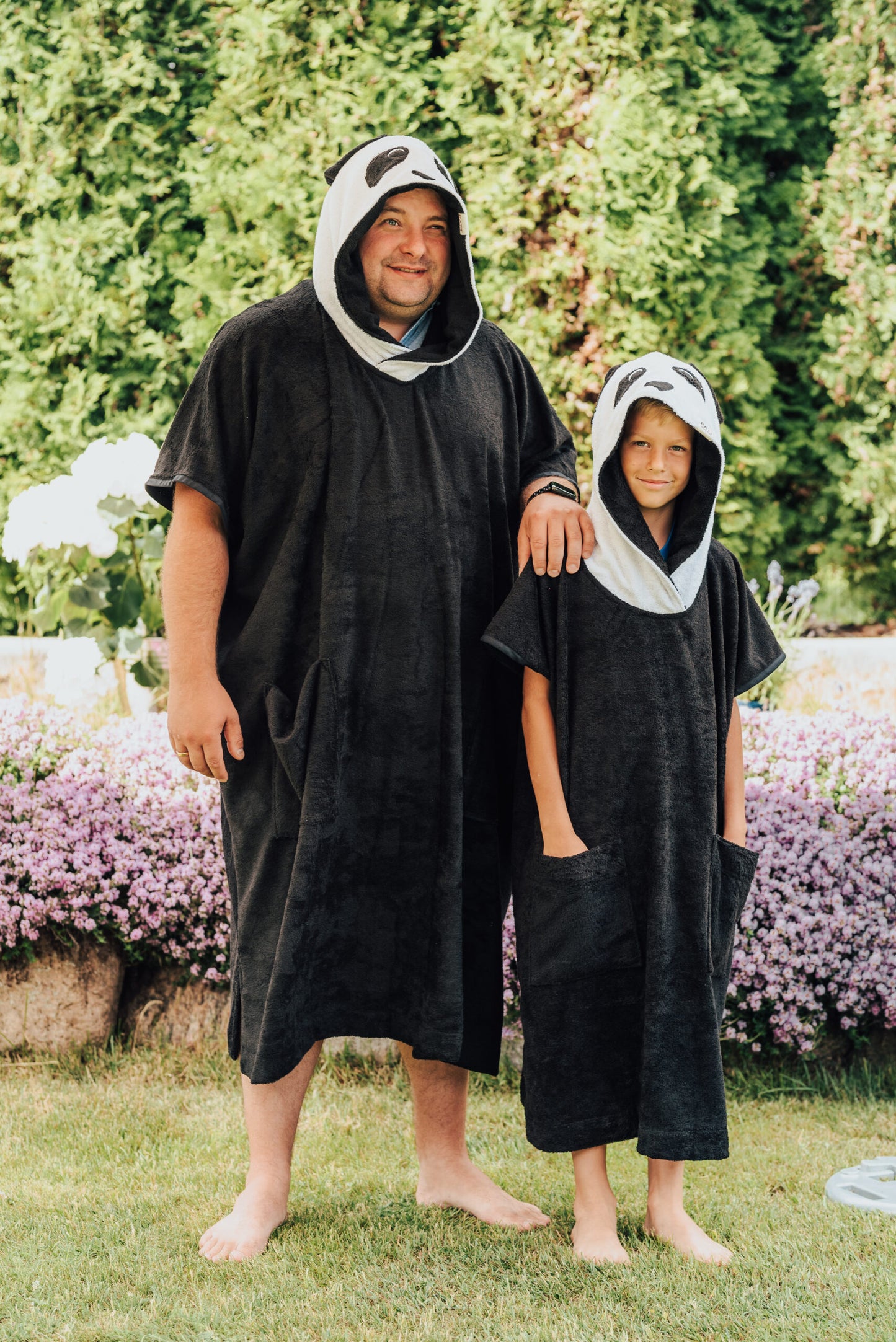 Short-sleeved Poncho PANDA - KIDS