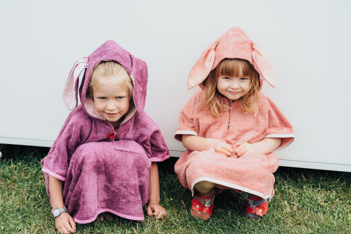 Short-sleeved Poncho Rabbit - FOR TODDLER