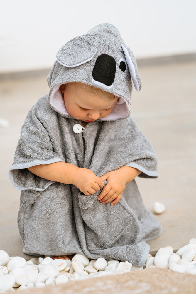 Short-sleeved poncho for KOALA - TODDLER