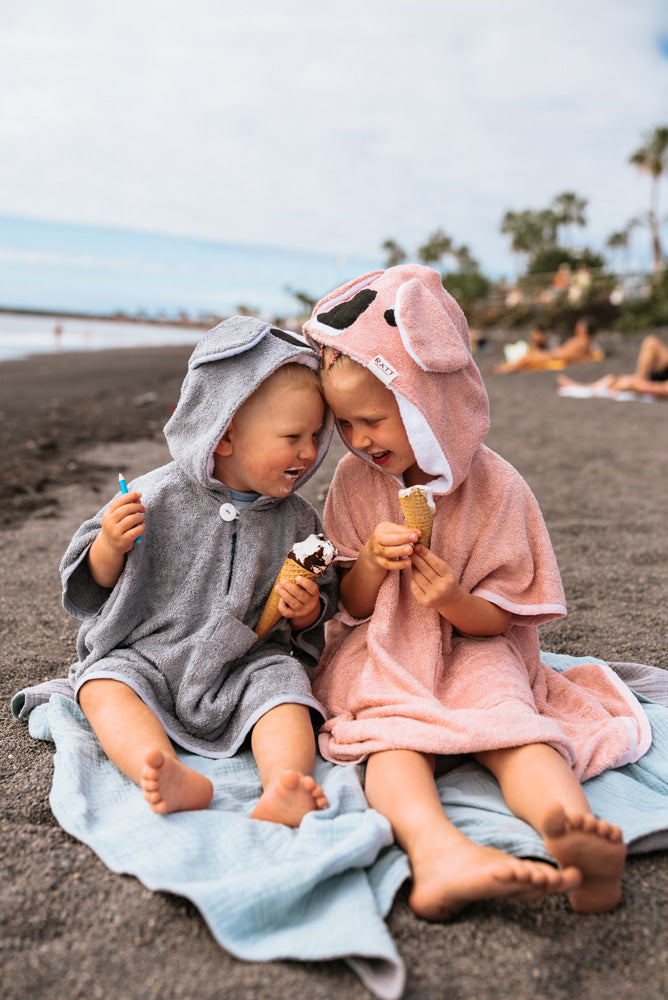 Short-sleeved poncho KOALA - CHILDREN