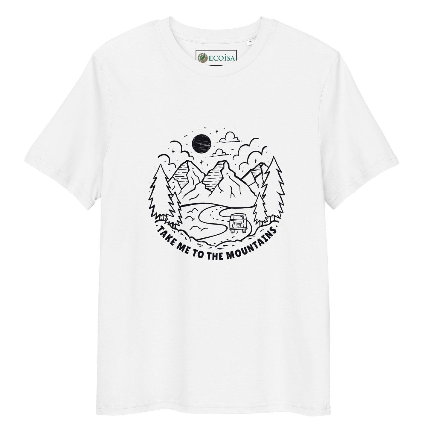 Unisex t-paita Mountains Ecoisa